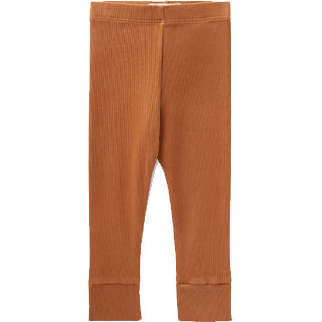 Essential Rib Leggings, Rust - Leggings - 1