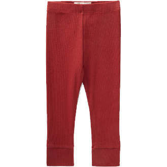 Essential Rib Leggings, Red Dahlia - Leggings - 1
