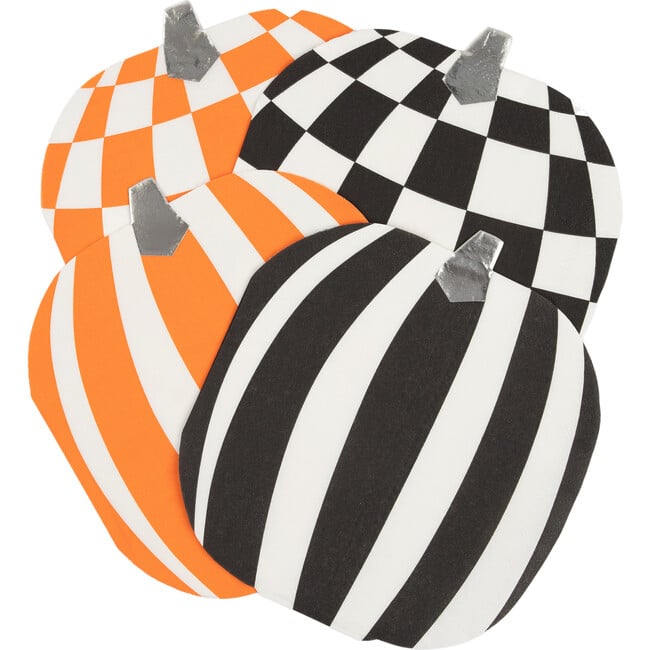 Mod Pattern Pumpkin Napkins