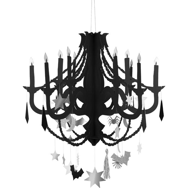 Black Paper Chandelier