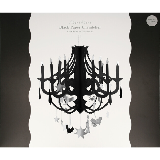 Black Paper Chandelier - Garlands - 4