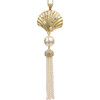 Seashell And Pearl Tassel Hanging Ornament - Ornaments - 1 - thumbnail