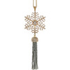 Snowflake Tassel Hanging Ornament - Ornaments - 1 - thumbnail