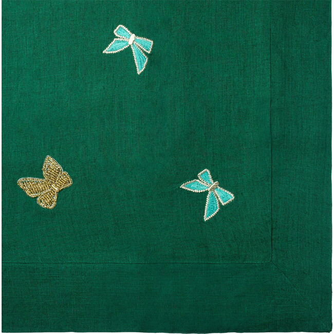 Bow Extra Large Table Runner, Hunter Green