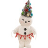 Retro Merry Snowman With Tree - Accents - 1 - thumbnail