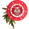 Holiday Double Cane Conrad Plates, Set of 4 - Accents - 1 - thumbnail