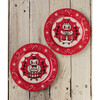Holiday Double Cane Conrad Plates, Set of 4 - Accents - 3