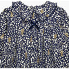 Little Woodland Bunny Pretty Collar Dress, Navy - Dresses - 3