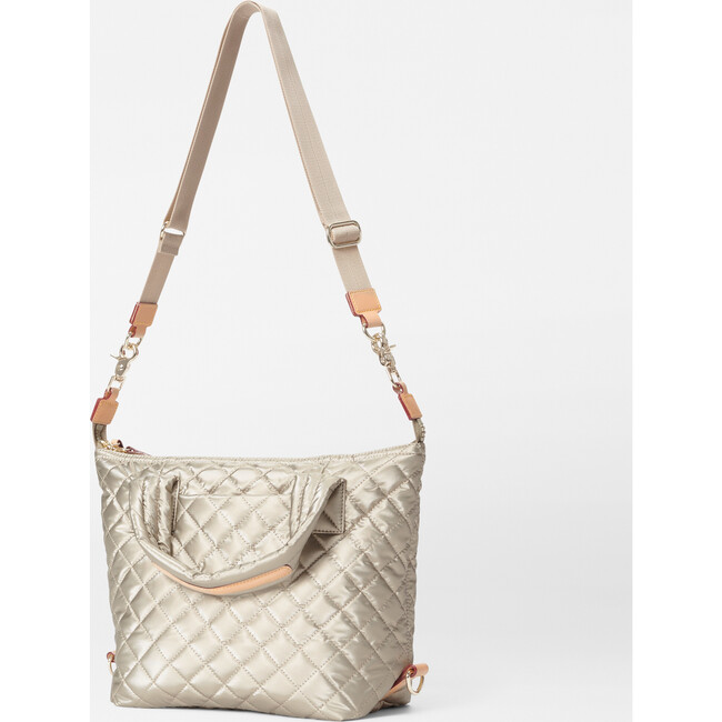 Women's Deluxe Small Sutton Handbag, Quartz Pearl - Bags - 2