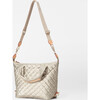 Women's Deluxe Small Sutton Handbag, Quartz Pearl - Bags - 2