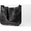 Women's Woven Box Crossbody Tote, Woven Black Lacquer - Bags - 2