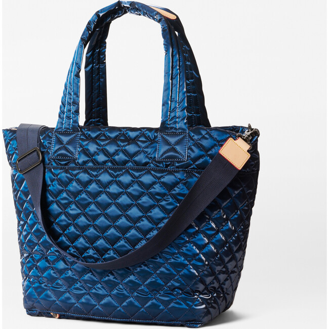 Women's Deluxe Medium Metro Tote, Midnight Liquid - Bags - 2