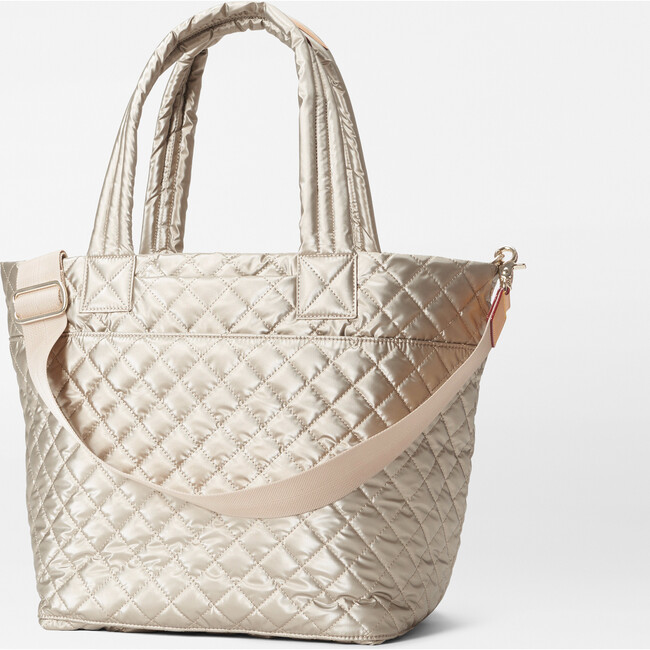 Women's Deluxe Medium Metro Tote, Quartz Pearl - Bags - 2