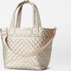 Women's Deluxe Medium Metro Tote, Quartz Pearl - Bags - 2