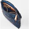 Women's Metro Flat Crossbody Handbag, Midnight Liquid - Bags - 3