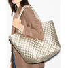 Women's Deluxe Medium Metro Tote, Quartz Pearl - Bags - 4