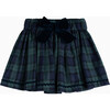 Tartan Skirt, Navy Tartan - Skirts - 1 - thumbnail