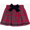 Tartan Skirt, Red Tartan - Skirts - 1 - thumbnail