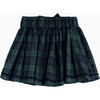 Tartan Skirt, Navy Tartan - Skirts - 2