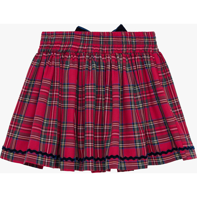 Tartan Skirt, Red Tartan - Skirts - 2