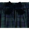 Tartan Skirt, Navy Tartan - Skirts - 3
