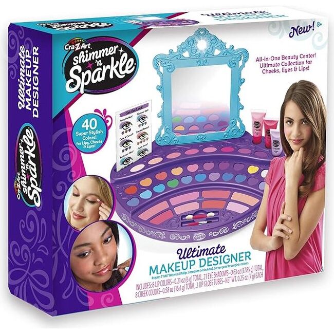 Shimmer 'N Sparkle Crazy Lights Ultimate Make Up Designer Kit - Activities - 2