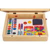 5-in-1 Portable Wooden Tabletop Art Easel with Chalkboard and Dry Erase Board - Arts & Crafts - 2