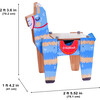 Llama Pinata Building Bricks Wooden Table with 50 Blocks - Blocks - 3