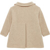 Little Alexandra Knitted Coat, Oatmeal - Coats - 3