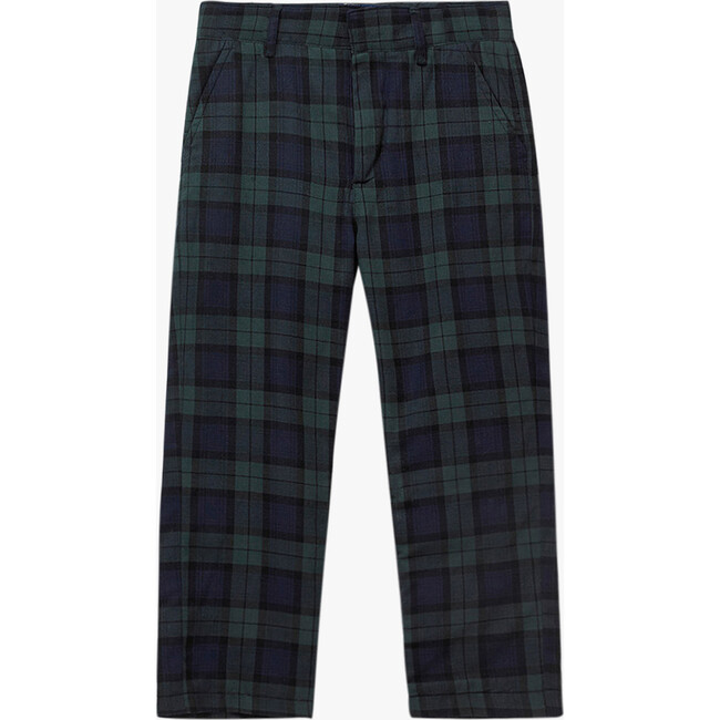 Donald Trousers, Navy Tartan