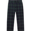 Donald Trousers, Navy Tartan - Pants - 1 - thumbnail