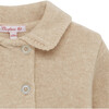 Little Alexandra Knitted Coat, Oatmeal - Coats - 4