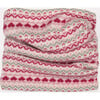 Childrens Fairisle Snoody, Pink - Scarves - 1 - thumbnail