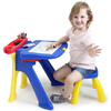 Crayola: Triple-The-Fun Art Studio - Converts Into Activity Desk, Includes Stool, Magnetic Dry Erase Board - Coloring - 6