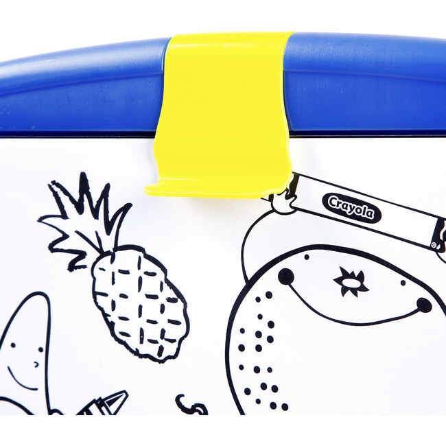 Crayola: Triple-The-Fun Art Studio - Converts Into Activity Desk, Includes Stool, Magnetic Dry Erase Board - Coloring - 7