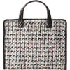 Women's Medium Box Tote, Boucle - Bags - 1 - thumbnail