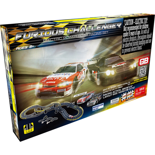 GB Furious Challenger Electric Power Road Racing Set