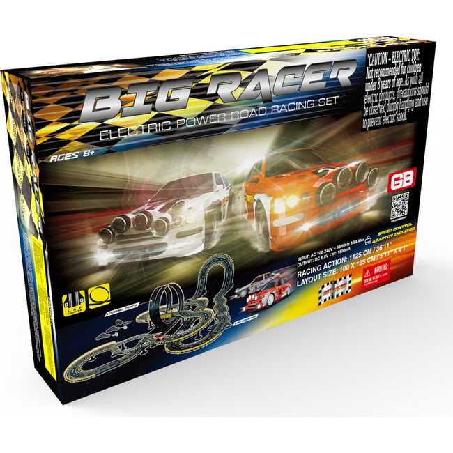 Big Racer Road Racing Set- Electric Powered - Transportation - 4