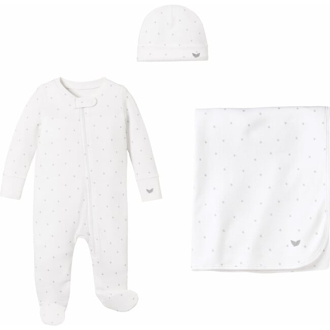 Welcome Home Baby Set, Grey Stars