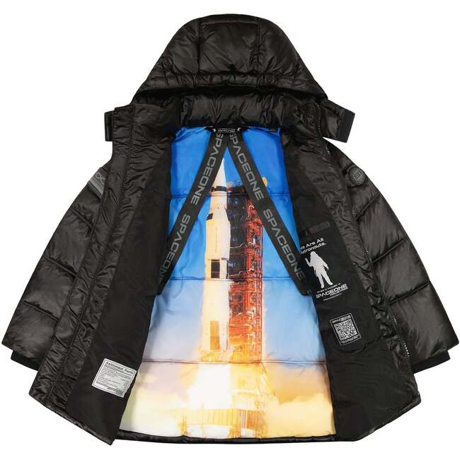 Space One® x Andy & Evan® Galactic Puffer Jacket, Deep Space Black