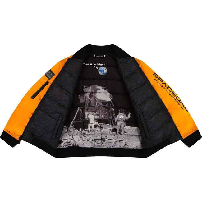 Space One® x Andy & Evan®  Reversible Bomber Jacket, Orion Orange