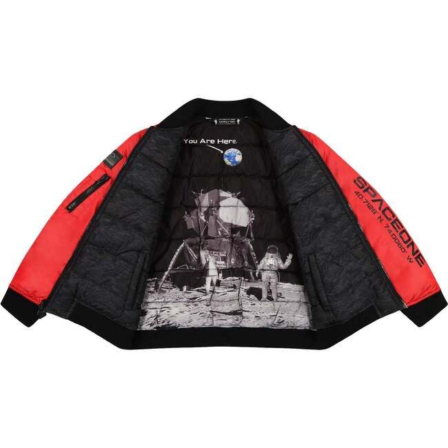 Space One® x Andy & Evan®  Reversible Bomber Jacket, Mars Red