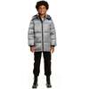 Space One® x Andy & Evan®  Galactic Puffer Jacket, Moon Grey - Puffers & Down Jackets - 1 - thumbnail