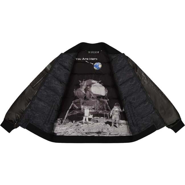 Space One® x Andy & Evan®  Reversible Bomber Jacket, Deep Space Black