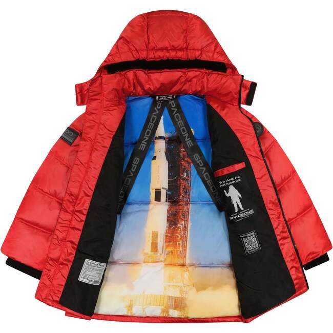 Space One® x Andy & Evan®  Galactic Puffer Jacket, Mars Red