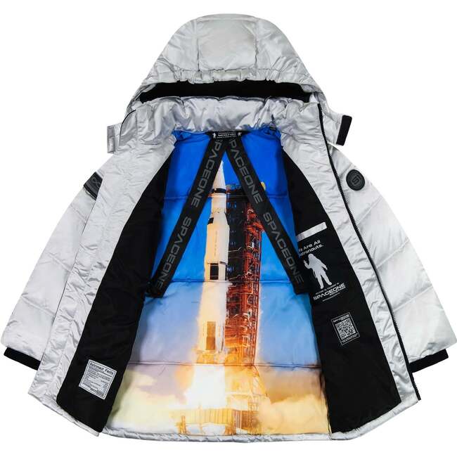 Space One® x Andy & Evan® Galactic Puffer Jacket, Galaxy White