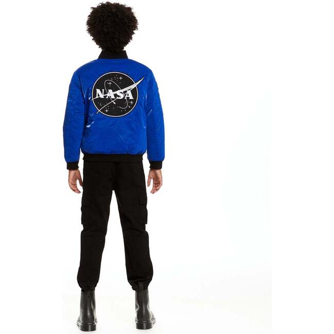 Space One® x Andy & Evan®  NASA Apollo 11 Bomber, Astronaut Blue - Puffers & Down Jackets - 5