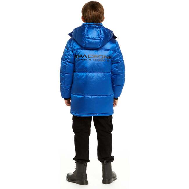 Space One® x Andy & Evan® Galactic Puffer Jacket, Astronaut Blue - Puffers & Down Jackets - 6