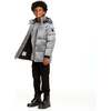 Space One® x Andy & Evan®  Galactic Puffer Jacket, Moon Grey - Puffers & Down Jackets - 5