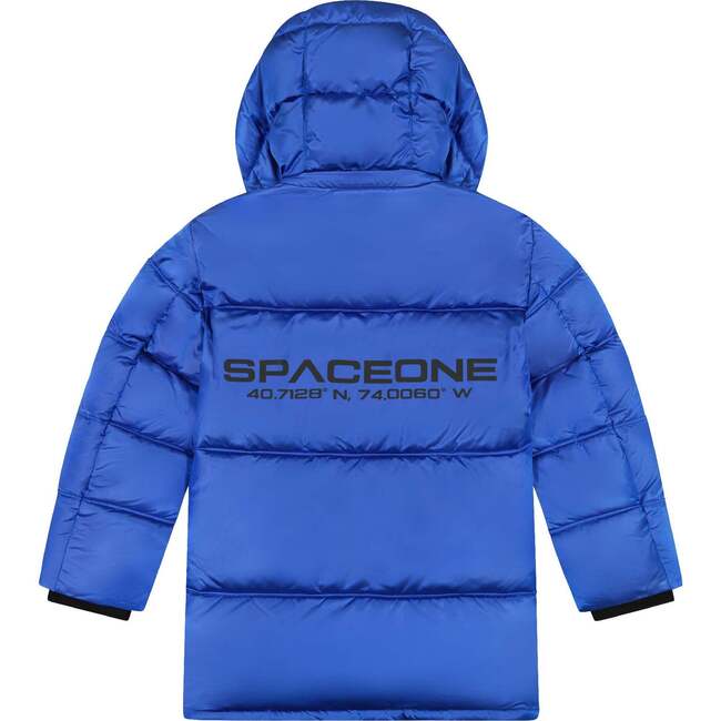 Space One® x Andy & Evan® Galactic Puffer Jacket, Astronaut Blue - Puffers & Down Jackets - 7